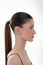 Bubl ear cuff gold-plated