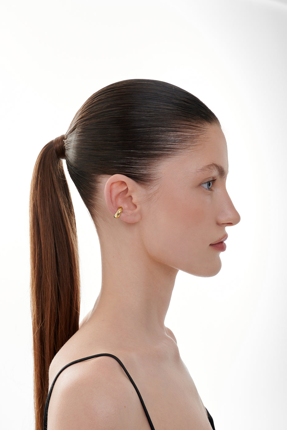 Bubl ear cuff gold-plated