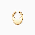 Egg ear cuff gold-plated mini