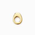 Egg ring gold-plated