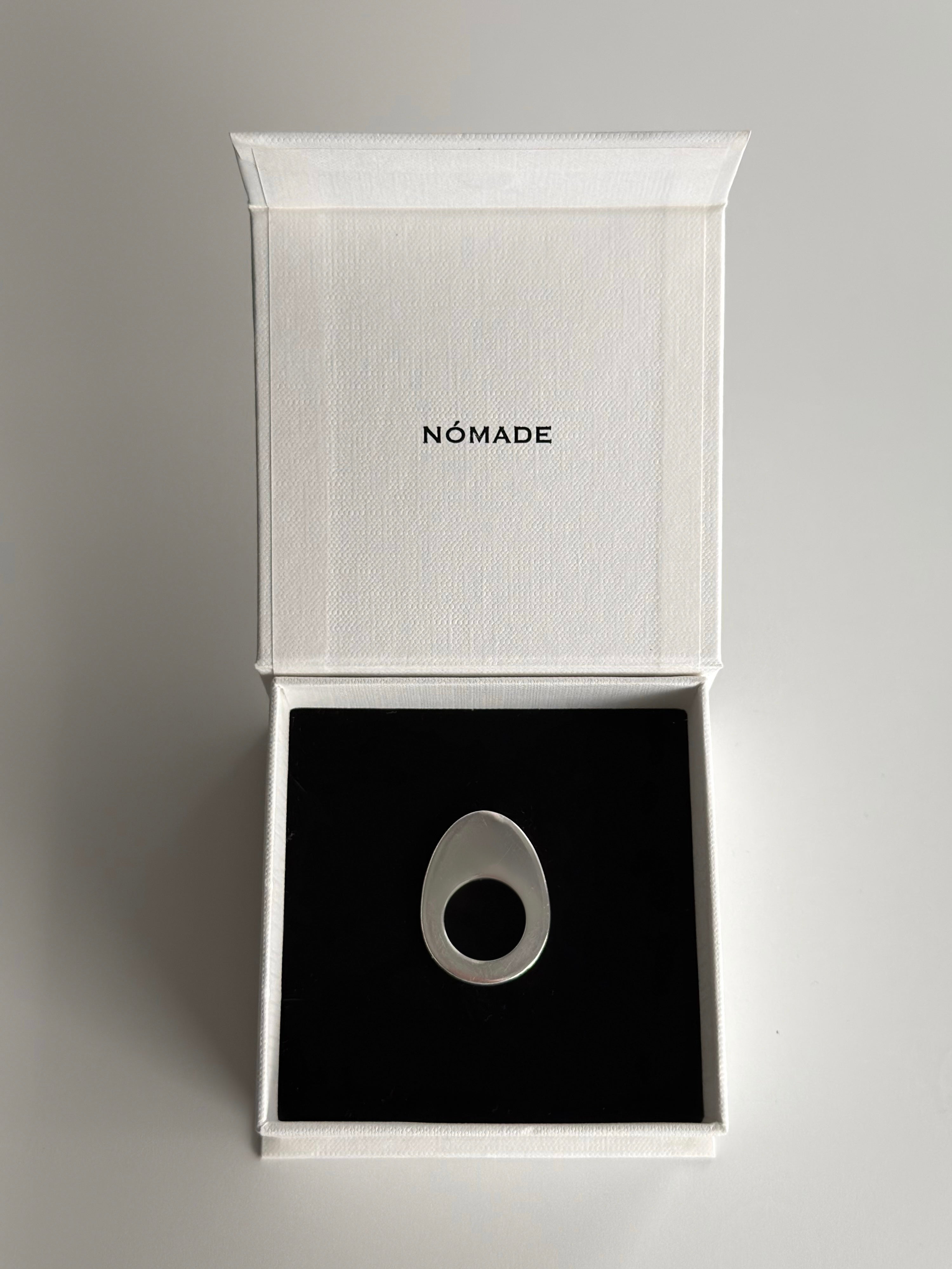 Egg ring gold-plated